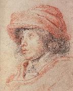 Peter Paul Rubens Nikelaxi wearing the red cap France oil painting artist